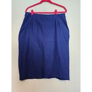 SOURPUSS Navy Pencil Skirt‎
